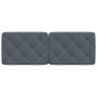 Cabecero de cama acolchado terciopelo gris oscuro 120 cm de vidaXL, Cabeceros y pies de cama - Ref: Foro24-374721, Precio: 44...