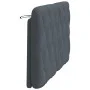 Dark gray velvet padded headboard 120 cm by vidaXL, Headboards and footboards - Ref: Foro24-374721, Price: 56,43 €, Discount: %