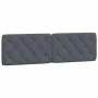 Dark gray velvet padded bed headboard 180 cm by vidaXL, Headboards and footboards - Ref: Foro24-374740, Price: 86,76 €, Disco...