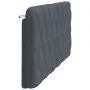 Dark gray velvet padded bed headboard 180 cm by vidaXL, Headboards and footboards - Ref: Foro24-374740, Price: 86,76 €, Disco...