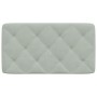 Cabecero de cama acolchado terciopelo gris claro 80 cm de vidaXL, Cabeceros y pies de cama - Ref: Foro24-374702, Precio: 43,7...