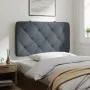 Dunkelgraues, samtgepolstertes Bettkopfteil 90 cm von vidaXL, Kopf- und Fußteile - Ref: Foro24-374709, Preis: 39,30 €, Rabatt: %