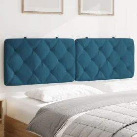 Cabecero de cama acolchado terciopelo azul 160 cm de vidaXL, Cabeceros y pies de cama - Ref: Foro24-374737, Precio: 78,58 €, ...