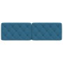 Cabecero de cama acolchado terciopelo azul 160 cm de vidaXL, Cabeceros y pies de cama - Ref: Foro24-374737, Precio: 80,03 €, ...