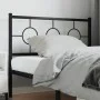 Kopfteil aus schwarzem Metall, 107 cm von vidaXL, Kopf- und Fußteile - Ref: Foro24-376256, Preis: 38,97 €, Rabatt: %