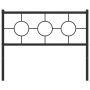 Kopfteil aus schwarzem Metall, 107 cm von vidaXL, Kopf- und Fußteile - Ref: Foro24-376256, Preis: 39,54 €, Rabatt: %