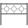 Kopfteil aus schwarzem Metall, 107 cm von vidaXL, Kopf- und Fußteile - Ref: Foro24-376256, Preis: 38,97 €, Rabatt: %