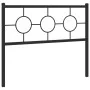 Kopfteil aus schwarzem Metall, 107 cm von vidaXL, Kopf- und Fußteile - Ref: Foro24-376256, Preis: 38,97 €, Rabatt: %
