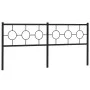 Cabecero de metal negro 193 cm de vidaXL, Cabeceros y pies de cama - Ref: Foro24-376263, Precio: 48,40 €, Descuento: %