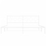 Estructura de cama con cabecero metal blanca 200x200 cm de vidaXL, Camas y somieres - Ref: Foro24-376282, Precio: 114,68 €, D...