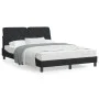 Black velvet bed frame with LED lights 120x200 cm by vidaXL, Beds and slatted bases - Ref: Foro24-3213845, Price: 183,61 €, D...
