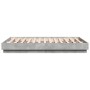 Betongrauer Bettrahmen aus Holzwerkstoff, 120 x 190 cm von vidaXL, Betten und Lattenroste - Ref: Foro24-3209887, Preis: 119,2...