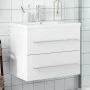 Badezimmermöbel mit integriertem weißen Waschbecken von vidaXL, Badezimmerwaschtische - Ref: Foro24-3278764, Preis: 205,47 €,...