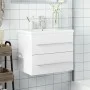 Badezimmermöbel mit integriertem weißen Waschbecken von vidaXL, Badezimmerwaschtische - Ref: Foro24-3278764, Preis: 205,47 €,...