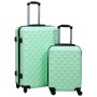 Set aus zwei starren Koffern mit Rollen aus mintgrünem ABS-Material. von vidaXL, Koffer - Ref: Foro24-92430, Preis: 107,35 €,...