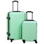 Set aus zwei starren Koffern mit Rollen aus mintgrünem ABS-Material. von vidaXL, Koffer - Ref: Foro24-92430, Preis: 105,79 €,...