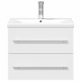 Bathroom furniture with integrated white sink by vidaXL, bathroom vanities - Ref: Foro24-3278764, Price: 220,07 €, Discount: %