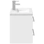 Badezimmermöbel mit integriertem weißen Waschbecken von vidaXL, Badezimmerwaschtische - Ref: Foro24-3278764, Preis: 205,47 €,...