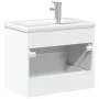 Badezimmermöbel mit integriertem weißen Waschbecken von vidaXL, Badezimmerwaschtische - Ref: Foro24-3278764, Preis: 205,47 €,...