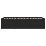 Lounger with black engineered wood drawers 90x200 cm by vidaXL, Beds and slatted bases - Ref: Foro24-3280875, Price: 182,41 €...
