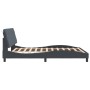 Dark gray velvet bed frame with headboard 160x200 cm by vidaXL, Beds and slatted bases - Ref: Foro24-3207930, Price: 254,32 €...