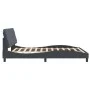 Dark gray velvet bed frame with headboard 160x200 cm by vidaXL, Beds and slatted bases - Ref: Foro24-3207930, Price: 248,86 €...