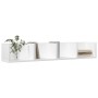Wall furniture 2 pcs engineered wood white 99x18x16.5 cm by vidaXL, Shelves and shelves - Ref: Foro24-840444, Price: 39,63 €,...