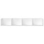 Wall furniture 2 pcs engineered wood white 99x18x16.5 cm by vidaXL, Shelves and shelves - Ref: Foro24-840444, Price: 39,63 €,...