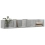 Wandmöbel 2 Einheiten betongrau 99x18x16,5 cm von vidaXL, Regale und Regale - Ref: Foro24-840450, Preis: 37,24 €, Rabatt: %