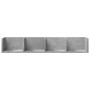 Wandmöbel 2 Einheiten betongrau 99x18x16,5 cm von vidaXL, Regale und Regale - Ref: Foro24-840450, Preis: 37,24 €, Rabatt: %