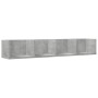 Muebles de pared 2 unidades gris hormigón 99x18x16,5 cm de vidaXL, Estantes y estanterías - Ref: Foro24-840450, Precio: 38,30 €