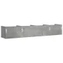 Wall furniture 2 units concrete gray 99x18x16.5 cm by vidaXL, Shelves and shelves - Ref: Foro24-840450, Price: 36,75 €, Disco...