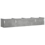 Wandmöbel 2 Einheiten betongrau 99x18x16,5 cm von vidaXL, Regale und Regale - Ref: Foro24-840450, Preis: 37,24 €, Rabatt: %