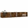 Wandmöbel 2 Einheiten Räuchereiche 99x18x16,5 cm von vidaXL, Regale und Regale - Ref: Foro24-840452, Preis: 43,86 €, Rabatt: %