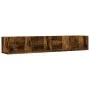 Wandmöbel 2 Einheiten Räuchereiche 99x18x16,5 cm von vidaXL, Regale und Regale - Ref: Foro24-840452, Preis: 43,86 €, Rabatt: %