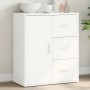 Aparador de madera de ingeniería blanco 60x31x70 cm de vidaXL, Aparadores - Ref: Foro24-840471, Precio: 85,00 €, Descuento: %