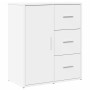 Aparador de madera de ingeniería blanco 60x31x70 cm de vidaXL, Aparadores - Ref: Foro24-840471, Precio: 85,00 €, Descuento: %