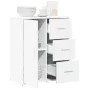 White engineered wood sideboard 60x31x70 cm by vidaXL, Sideboards - Ref: Foro24-840471, Price: 83,61 €, Discount: %