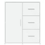 Aparador de madera de ingeniería blanco 60x31x70 cm de vidaXL, Aparadores - Ref: Foro24-840471, Precio: 85,00 €, Descuento: %