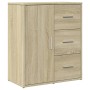Sonoma Oak Engineered Wood Sideboard 60x31x70 cm by vidaXL, Sideboards - Ref: Foro24-840473, Price: 82,61 €, Discount: %