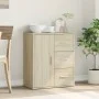 Aparador de madera de ingeniería roble Sonoma 60x31x70 cm de vidaXL, Aparadores - Ref: Foro24-840473, Precio: 81,26 €, Descue...