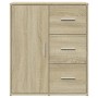 Sonoma Oak Engineered Wood Sideboard 60x31x70 cm by vidaXL, Sideboards - Ref: Foro24-840473, Price: 82,61 €, Discount: %