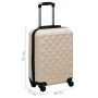 Hartschalenkoffer mit goldenen ABS-Rädern von vidaXL, Koffer - Ref: Foro24-92421, Preis: 59,45 €, Rabatt: %