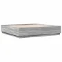 Sonoma gray engineered wood bed frame 180x200 cm by vidaXL, Beds and slatted bases - Ref: Foro24-3209686, Price: 164,57 €, Di...