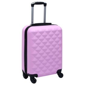 Hard suitcase with pink ABS wheels by vidaXL, Suitcases - Ref: Foro24-92419, Price: 67,66 €, Discount: %