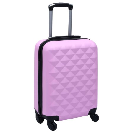Maleta rígida con ruedas ABS rosa de vidaXL, Maletas - Ref: Foro24-92419, Precio: 62,35 €, Descuento: %