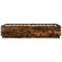 Smoked oak engineered wood bed frame 90x190 cm by vidaXL, Beds and slatted bases - Ref: Foro24-3209755, Price: 108,20 €, Disc...