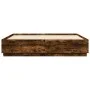 Smoked oak engineered wood bed frame 200x200cm by vidaXL, Beds and slatted bases - Ref: Foro24-3209678, Price: 167,95 €, Disc...