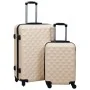 Set Hartschalenkoffer mit Rollen 2 Stück ABS Gold von vidaXL, Koffer - Ref: Foro24-92431, Preis: 108,86 €, Rabatt: %