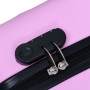 Maleta rígida con ruedas ABS rosa de vidaXL, Maletas - Ref: Foro24-92419, Precio: 62,35 €, Descuento: %